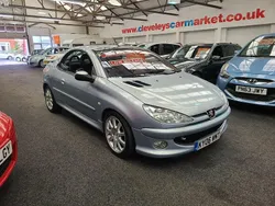 Silver Used 2006 Peugeot 206 Allure Cabriolet | £3,150