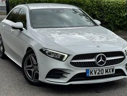 White Used 2020 Mercedes A200 AMG Line Premium Sedan | £14,995 (Fair price)