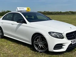 White Used 2017 Mercedes E220 AMG line Sedan | £15,495 (Fair price)