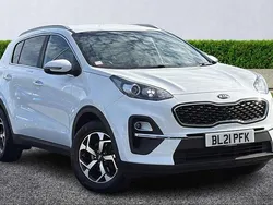 White Used 2021 Kia Sportage 2 SUV | £15,331 (Fair price)