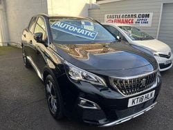 Black Used 2018 Peugeot 3008 Allure Hatchback | £10,990 (A bit pricey)