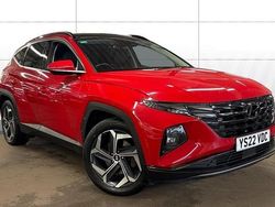 Red Used 2022 Hyundai Tucson Ultimate SUV | £23,970 (Fair price)