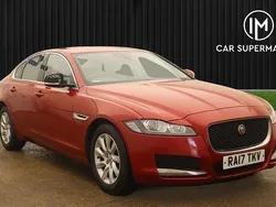 Red Used 2017 Jaguar XF Prestige Sedan | £7,885 (Fair price)