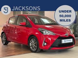 Red Used 2017 Toyota Yaris Hatchback | £8,595 (Fair price)