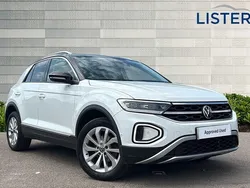 Pure white Used 2023 VW T-Roc Style SUV | £22,300 (Fair price)