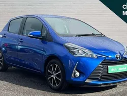 Blue Used 2018 Toyota Yaris Hatchback | £9,340 (Fair price)