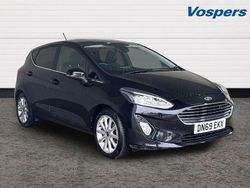 Black Used 2019 Ford Fiesta Titanium Hatchback | £11,645 (Fair price)