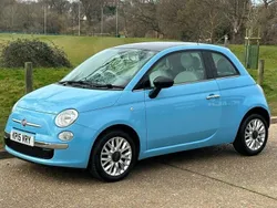 Volare blue Used 2015 Fiat 500 Lounge Hatchback | £5,495 (Fair price)