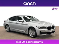 Silver Used 2021 BMW 530e Exclusive Sedan | £20,349 (Good price)