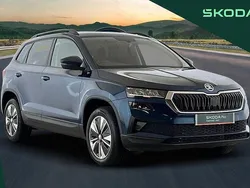 Petrol blue metallic Used 2023 Skoda Karoq SE Drive SUV | £20,690 (Fair price)