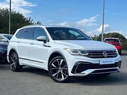 White Used 2022 VW Tiguan Allspace Elegance SUV | £26,795 (Fair price)