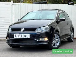Black Used 2017 VW Polo Edition Hatchback | £8,495 (Good price)
