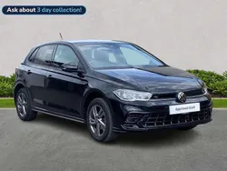 Black Used 2022 VW Polo R-line Hatchback | £17,212 (Fair price)