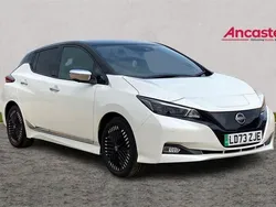 White Used 2023 Nissan Leaf Tekna Hatchback | £13,475 (Fair price)