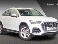 White Used 2021 Audi Q5 Sportback Sport SUV | £24,000 (Super price)