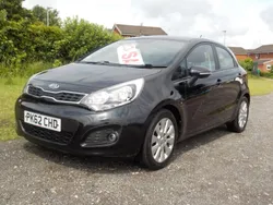 Black Used 2012 Kia Rio 2 Hatchback | £3,695 (Fair price)