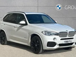 White Used 2018 BMW X5 M Sport SUV | £25,950 (A bit pricey)