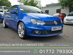 Blue Used 2014 VW Eos Sportline Cabriolet | £8,490