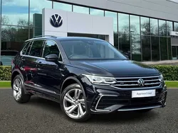 Deep black Used 2023 VW Tiguan R-line Edition SUV | £27,992 (Fair price)