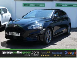 Shadow black Used 2019 Ford Focus ST-Line Hatchback | £10,750 (Fair price)