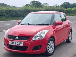 Red Used 2013 Suzuki Swift Hatchback | £3,995 (Fair price)
