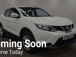 White Used 2016 Nissan Qashqai Acenta SUV | £7,490 (Fair price)