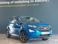 Blue Used 2022 Ford Ecosport ST-Line SUV | £15,498 (A bit pricey)