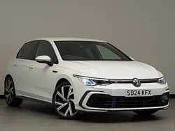 White Used 2024 VW Golf VIII R-line Hatchback | £25,098 (Fair price)