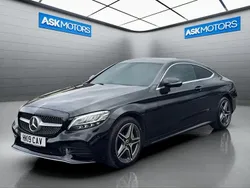 Black Used 2019 Mercedes C180 AMG line Coupe | £15,494 (A bit pricey)