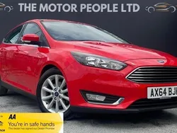 Red Used 2015 Ford Focus Titanium Hatchback | £5,495 (Fair price)