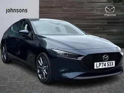 Blue Used 2025 Mazda 3 Exclusive-Line Hatchback | £23,490