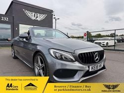 Grey Used 2018 Mercedes C300 AMG line Cabriolet | £15,475 (Good price)