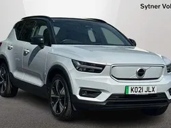 Glacier silver Used 2021 Volvo XC40 R-Design SUV | £24,750 (Fair price)