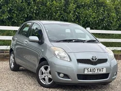 Silver Used 2010 Toyota Yaris Hatchback | £3,995 (Fair price)