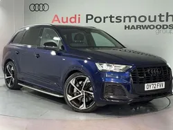 Blue Used 2022 Audi Q7 Black Edition SUV | £38,140 (Good price)