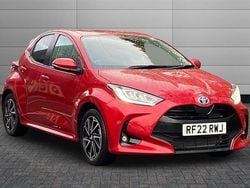 Red Used 2022 Toyota Yaris Hybrid Design Hatchback | £18,295 (Fair price)