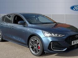 Blue Used 2022 Ford Focus ST-Line Hatchback | £15,486 (A bit pricey)