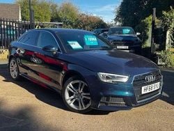 Blue Used 2018 Audi A3 S-Line Sedan | £15,000 (Good price)