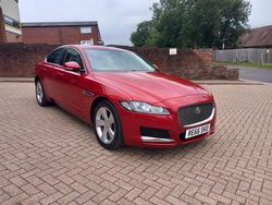 Red Used 2015 Jaguar XF Portfolio Sedan | £9,995 (Fair price)