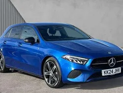 Blue Used 2024 Mercedes A180 Sport Edition Hatchback | £23,780 (Fair price)