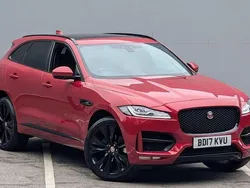 Red Used 2017 Jaguar F-Pace R-Sport SUV | £17,995 (Fair price)