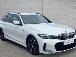 White Used 2023 BMW 320 M Sport Estate | £28,786 (Fair price)