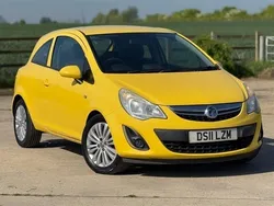 Yellow Used 2011 Vauxhall Corsa Excite Hatchback | £2,250 (Fair price)