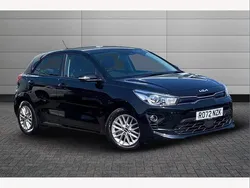 Midnight black Used 2022 Kia Rio 2 Hatchback | £13,595 (Fair price)