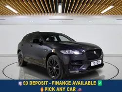 Black Used 2017 Jaguar F-Pace R-Sport SUV | £14,949 (Fair price)