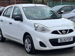 White Used 2015 Nissan Micra Visia Hatchback | £3,450 (Fair price)