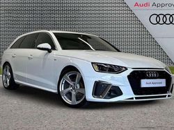 White Used 2023 Audi A4 S-Line Estate | £26,995 (Fair price)