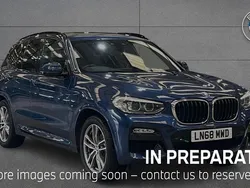 Blue Used 2018 BMW X3 M Sport SUV | £21,500 (A bit pricey)