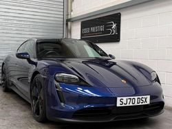 Blue Used 2020 Porsche Taycan Sedan | £43,989 (Fair price)