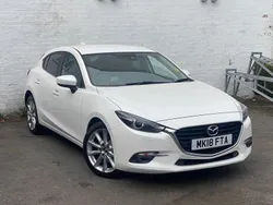 White Used 2018 Mazda 3 Inclusive Hatchback | £11,295 (Fair price)